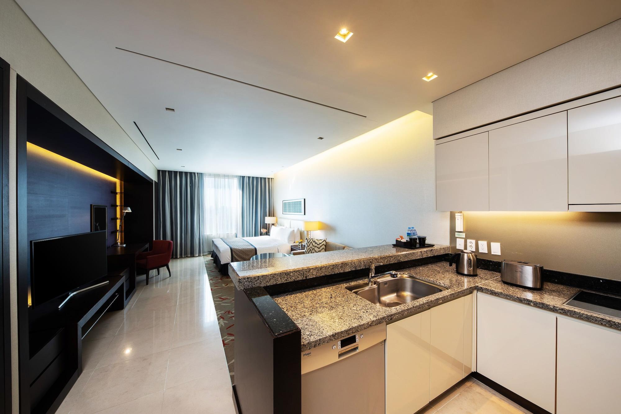 Aparthotel Oakwood Premier Coex Center Seul Esterno foto